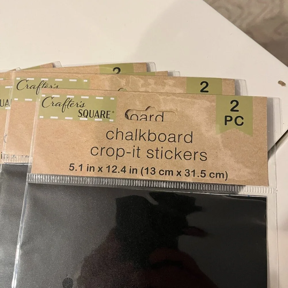 Chalkboard Sheet Stickers (10 packs of 2 sheets Great 4 Teachers NEW -off supp/x